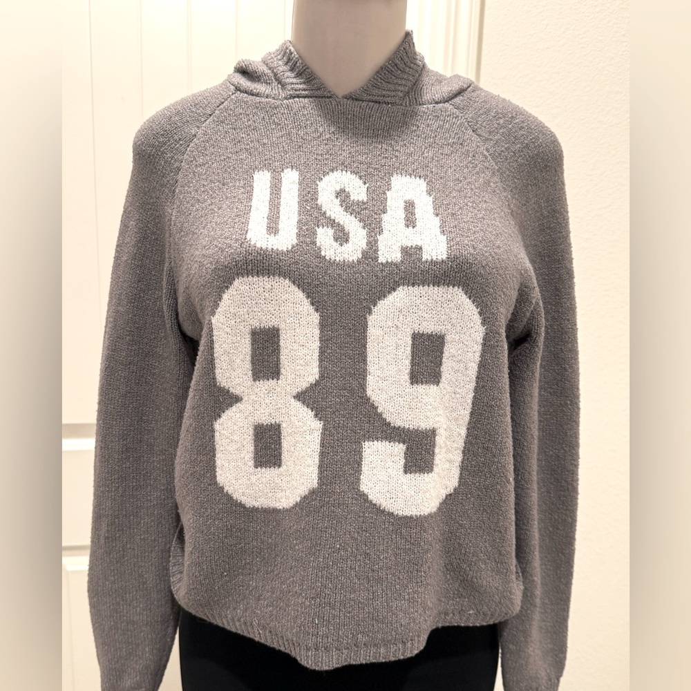 Gray USA 89 Women's Sweater